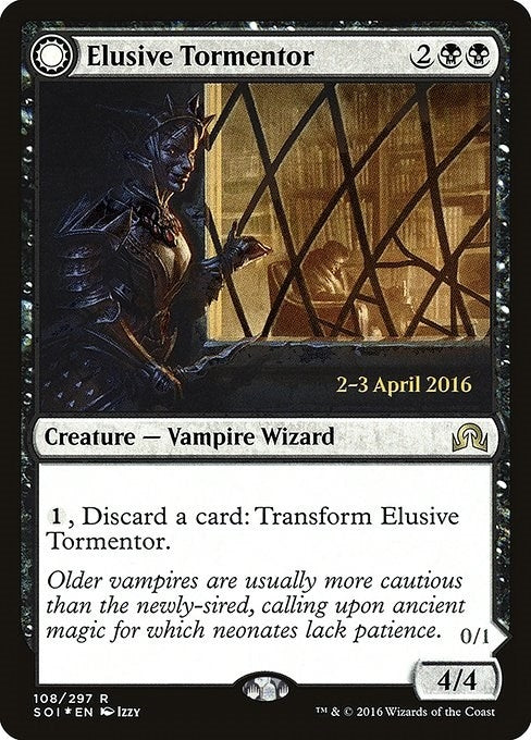 Image for Elusive Tormentor (Prerelease Cards) (108) - Magic: The Gathering