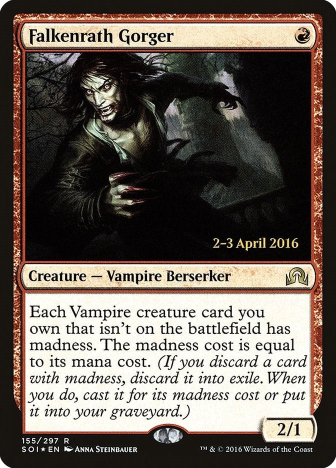 Image for Falkenrath Gorger (Prerelease Cards) (155) - Magic: The Gathering