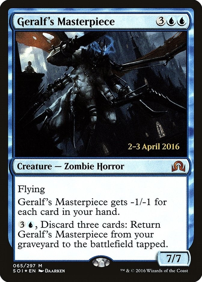 Image for Geralf's Masterpiece (Prerelease Cards) (65) - Magic: The Gathering