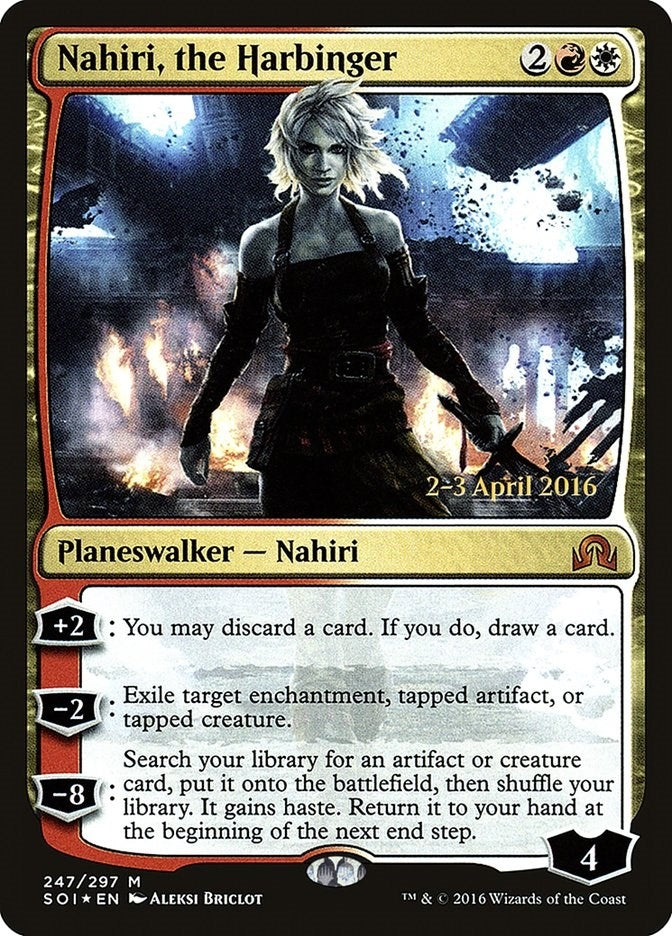 Image for Nahiri, the Harbinger (Prerelease Cards) (247) - Magic: The Gathering