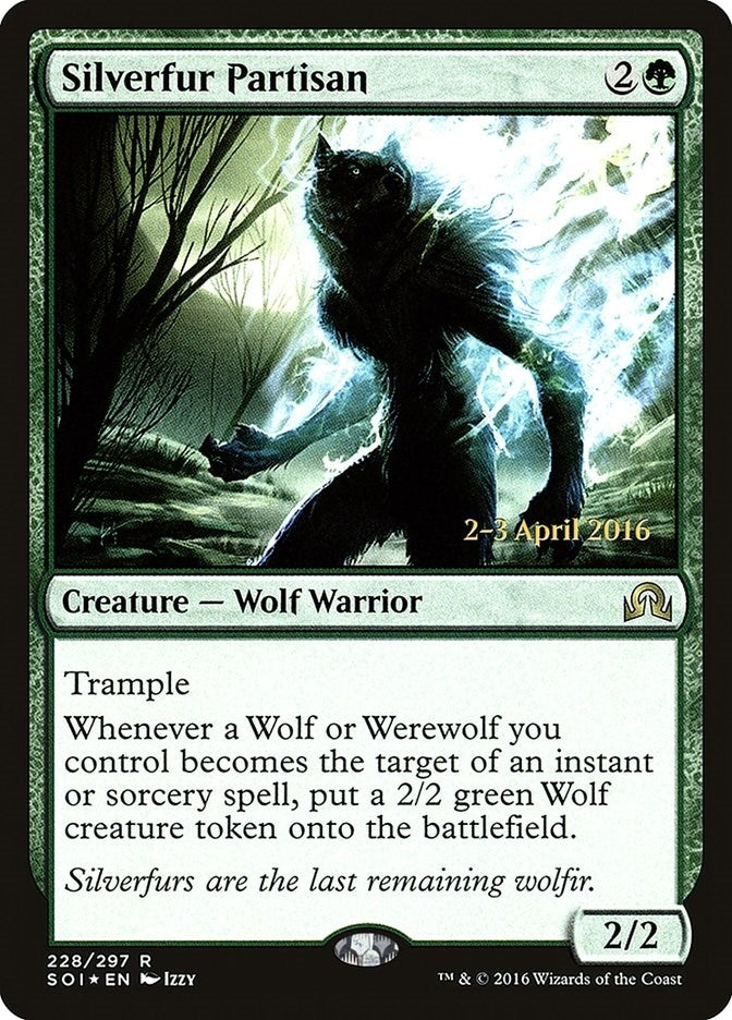 Image for Silverfur Partisan (Prerelease Cards) (228) - Magic: The Gathering
