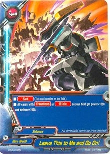 Image for Leave This to Me and Go On! (Promo Cards) (PR/0110EN) - Future Card BuddyFight