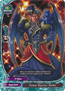 Image for Demon Maestro, Bathin (Dragon Chief) (BT01/0084EN) - Future Card BuddyFight