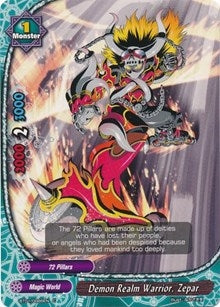 Image for Demon Realm Warrior, Zepar (Dragon Chief) (BT01/0086EN) - Future Card BuddyFight