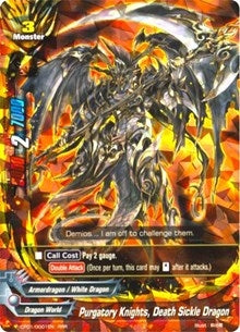 Image for Purgatory Knights, Death Sickle Dragon (Character Pack Vol.1: Burning Valor) (CP01/0001EN) - Future Card BuddyFight