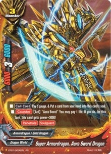 Image for Super Armordragon, Aura Sword Dragon (Character Pack Vol.1: Burning Valor) (CP01/0008EN) - Future Card BuddyFight