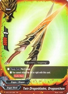 Image for Twin Dragonblades, Dragoanthem (Character Pack Vol.1: Burning Valor) (CP01/0013EN) - Future Card BuddyFight