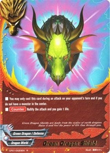 Image for Green Dragon Shield (Character Pack Vol.1: Burning Valor) (CP01/0023EN) - Future Card BuddyFight
