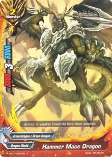 Image for Hammer Mace Dragon (Character Pack Vol.1: Burning Valor) (CP01/0027EN) - Future Card BuddyFight