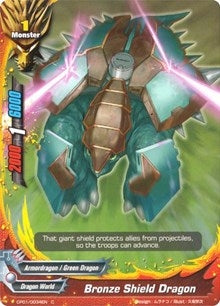 Image for Bronze Shield Dragon (Character Pack Vol.1: Burning Valor) (CP01/0034EN) - Future Card BuddyFight