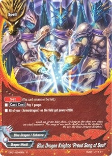 Image for Blue Dragon Knights "Proud Song of Soul" (Character Pack Vol.1: Burning Valor) (CP01/0043EN) - Future Card BuddyFight