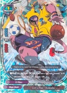 Image for Let's Play! Asmodai (Foil) (Trial Deck: Tomorrow! Asmodai) (TD07/0005EN) - Future Card BuddyFight