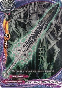 Image for Black Sword, Heartbreaker (Trial Deck: Dark Pulse) (TD06/0017EN) - Future Card BuddyFight
