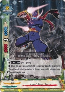 Image for Agent Ninja, Linzo (Trial Deck: Ninja Onslaught) (TD05/0004EN) - Future Card BuddyFight