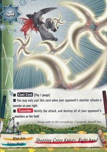 Image for Shooting Cross Knives, Right-hand (Trial Deck: Ninja Onslaught) (TD05/0011EN) - Future Card BuddyFight