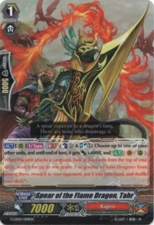 Image for Spear of the Flame Dragon, Tahr (G-Legend Deck Vol.2: The Overlord Blaze) (G-LD02/008EN) - Cardfight Vanguard