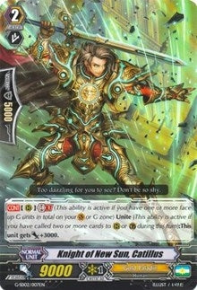 Image for Knight of New Sun, Catillus (G-Start Deck 2: Knight of the Sun) (G-SD02/007EN) - Cardfight Vanguard