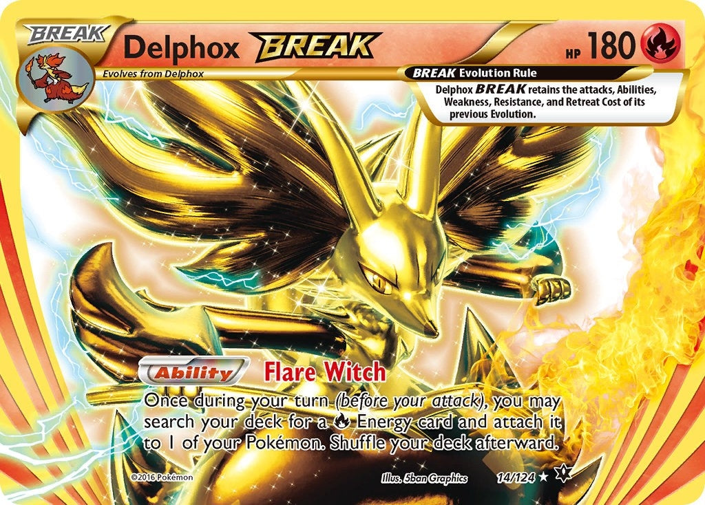 Image for Delphox BREAK (XY - Fates Collide) (14/124) - Pokemon