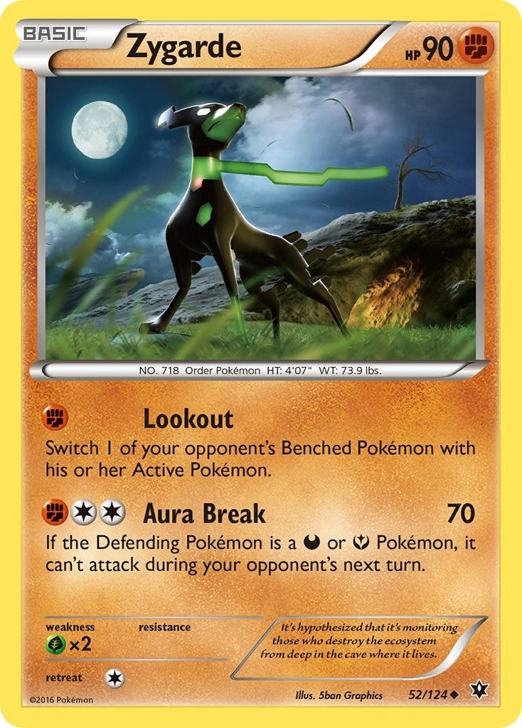 Image for Zygarde (52) (XY - Fates Collide) (52/124) - Pokemon