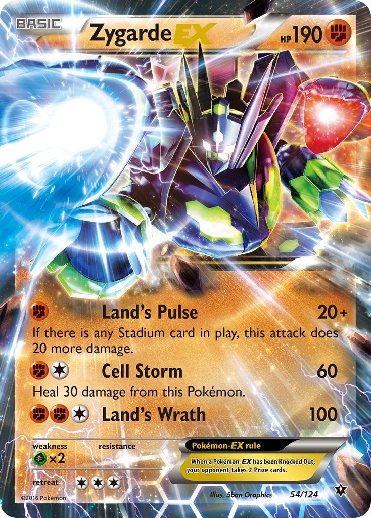 Image for Zygarde EX (XY - Fates Collide) (54/124) - Pokemon