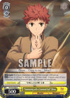 Image for "Summoning with a Command Seal" Shirou (Fate/stay night [Unlimited Blade Works] Vol. II) (FS/S36-E004 R) - Weiss Schwarz