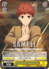 Image for "Summoning with a Command Seal" Shirou (SR) (Fate/stay night [Unlimited Blade Works] Vol. II) (FS/S36-E004S SR) - Weiss Schwarz