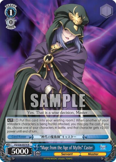 Image for "Mage from the Age of Myths" Caster (Fate/stay night [Unlimited Blade Works] Vol. II) (FS/S36-E074 R) - Weiss Schwarz