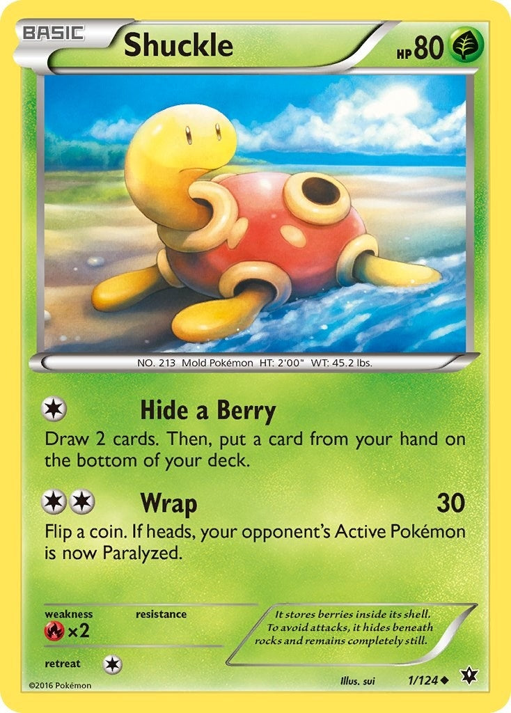 Image for Shuckle (XY - Fates Collide) (1/124) - Pokemon