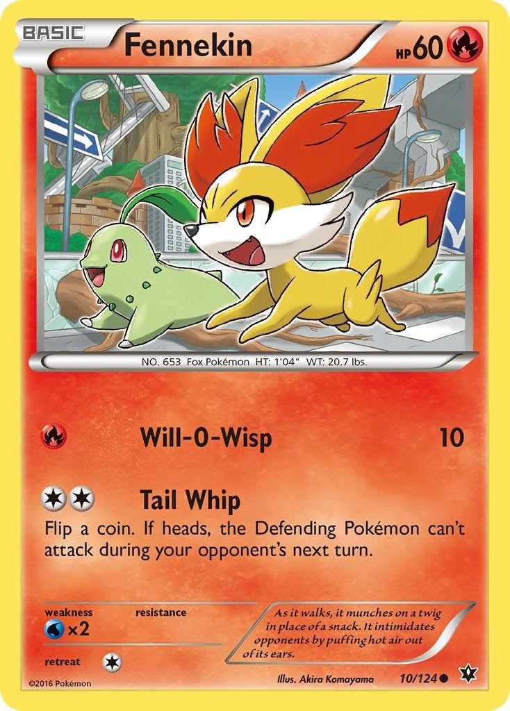 Image for Fennekin (10) (XY - Fates Collide) (10/124) - Pokemon