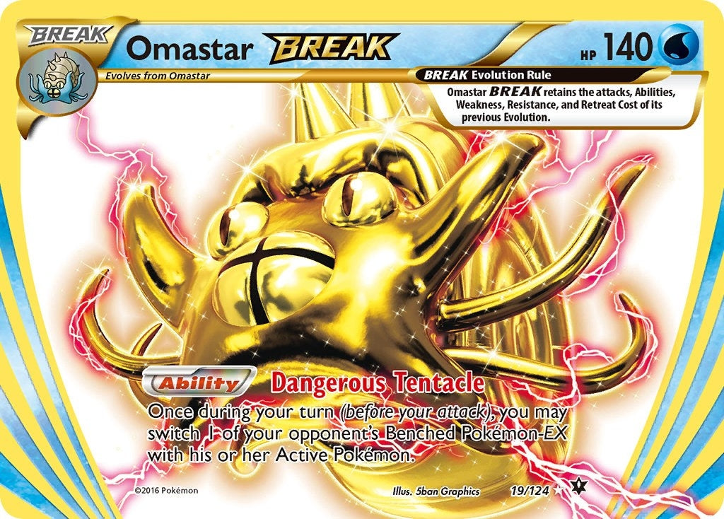 Image for Omastar BREAK (XY - Fates Collide) (19/124) - Pokemon