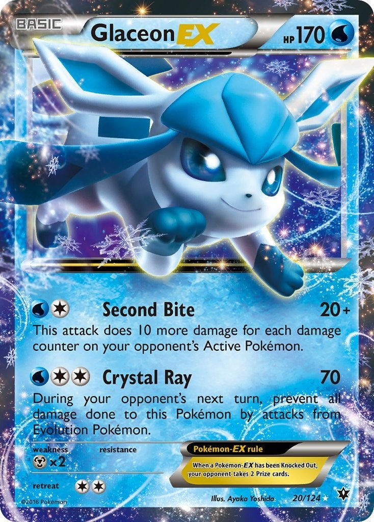 Image for Glaceon EX (XY - Fates Collide) (20/124) - Pokemon