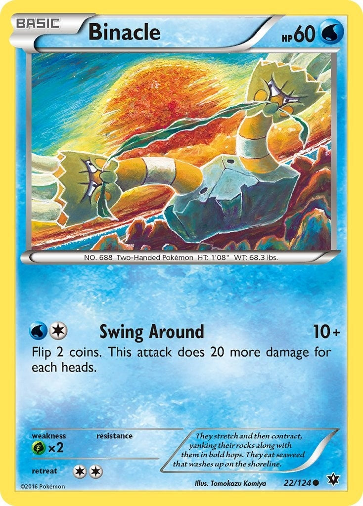 Image for Binacle (XY - Fates Collide) (22/124) - Pokemon