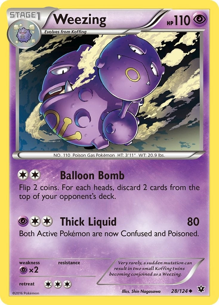 Image for Weezing (XY - Fates Collide) (28/124) - Pokemon
