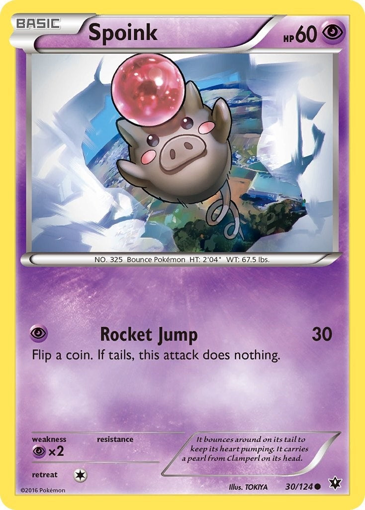Image for Spoink (XY - Fates Collide) (30/124) - Pokemon