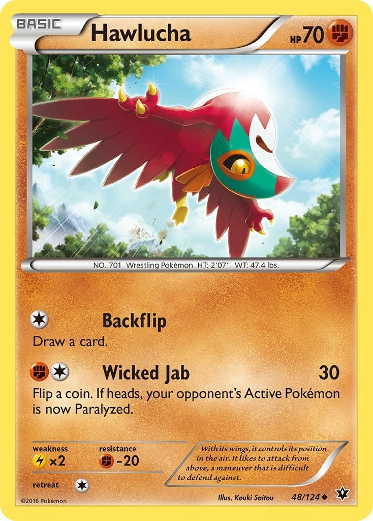 Image for Hawlucha (XY - Fates Collide) (48/124) - Pokemon