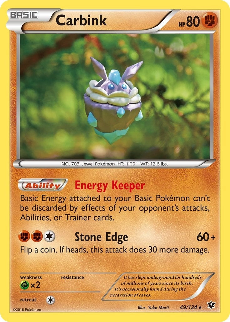 Image for Carbink (49) (XY - Fates Collide) (49/124) - Pokemon