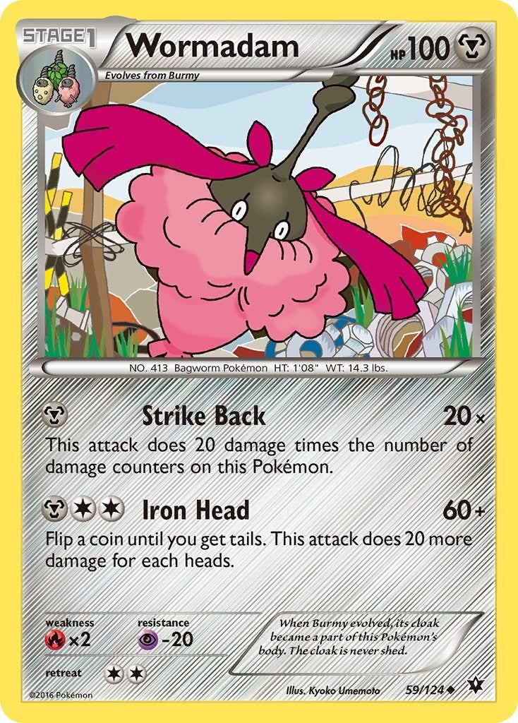 Image for Wormadam (59) (XY - Fates Collide) (59/124) - Pokemon