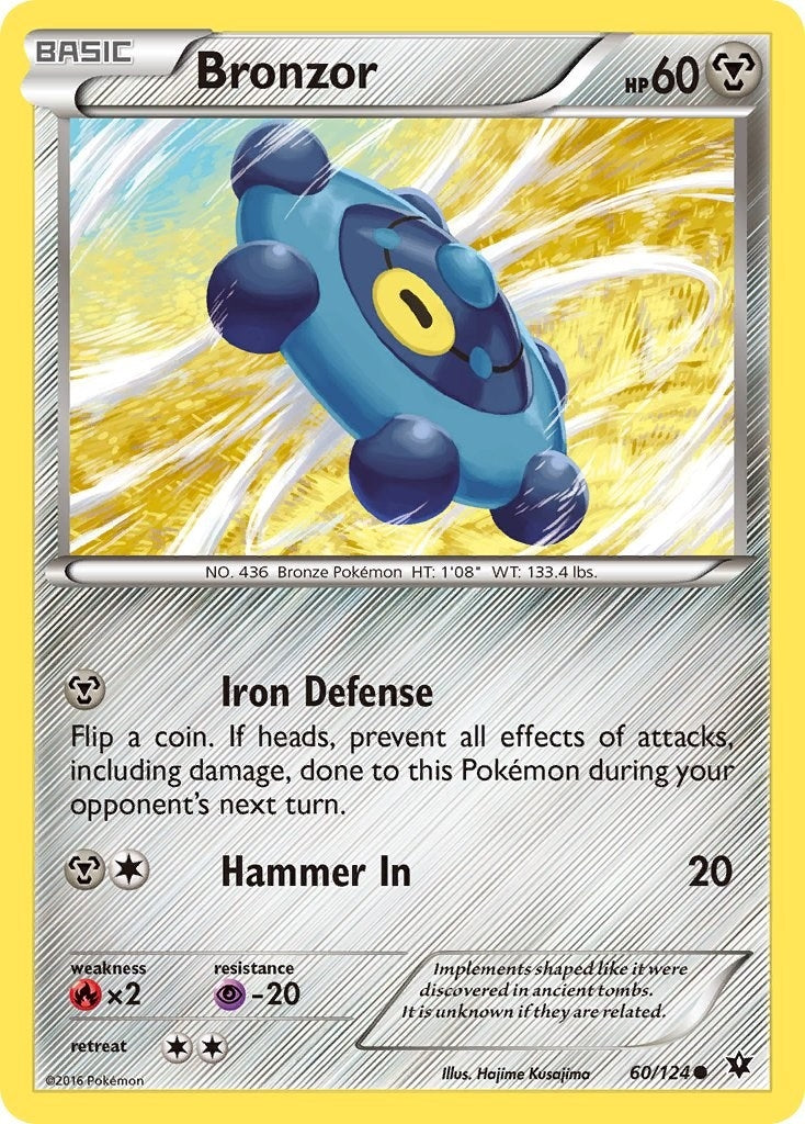 Image for Bronzor (XY - Fates Collide) (60/124) - Pokemon