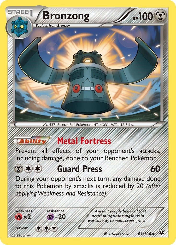 Image for Bronzong (XY - Fates Collide) (61/124) - Pokemon