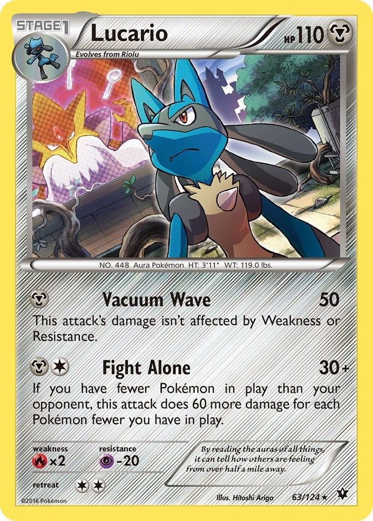 Image for Lucario (63) (XY - Fates Collide) (63/124) - Pokemon