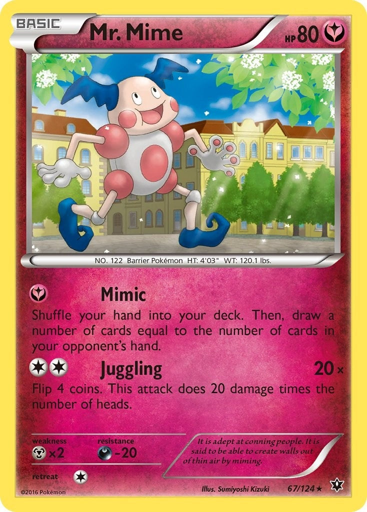 Image for Mr. Mime (XY - Fates Collide) (67/124) - Pokemon