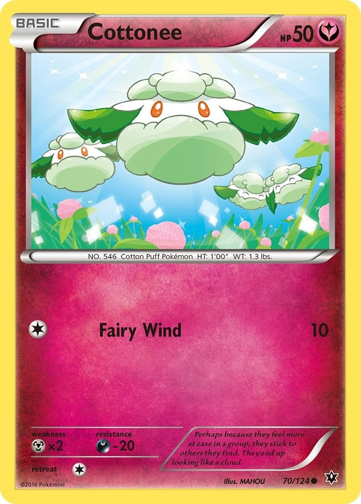 Image for Cottonee (XY - Fates Collide) (70/124) - Pokemon