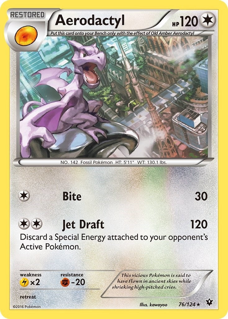 Image for Aerodactyl (XY - Fates Collide) (76/124) - Pokemon