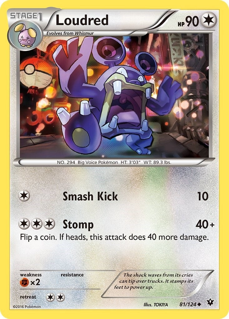 Image for Loudred (XY - Fates Collide) (81/124) - Pokemon
