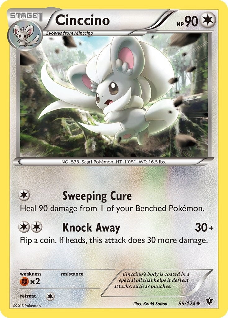 Image for Cinccino (89) (XY - Fates Collide) (89/124) - Pokemon