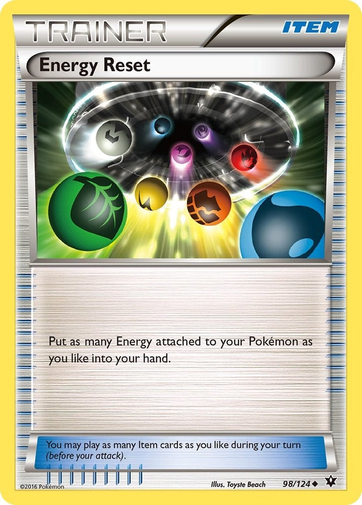Image for Energy Reset (XY - Fates Collide) (98/124) - Pokemon