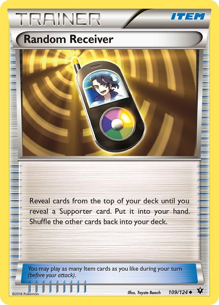 Image for Random Receiver (XY - Fates Collide) (109/124) - Pokemon