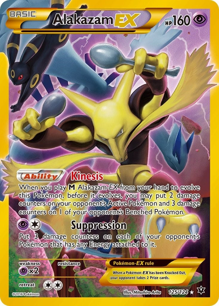 Image for Alakazam EX (Secret) (XY - Fates Collide) (125/124) - Pokemon