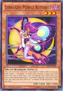 Image for Lunalight Purple Butterfly (Shining Victories) (SHVI-EN009) - YuGiOh