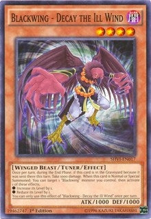 Image for Blackwing - Decay the Ill Wind (Shining Victories) (SHVI-EN017) - YuGiOh